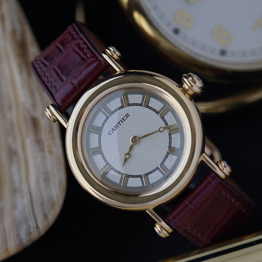 Fabsuisse watch
Fabsuisse vintage 
Fabsuisse watch
Fabsuisse vintage watch
Cartier diabolo diamond
Cartier 1990s
Cartier diabolo diamond rare
Cartier diamond rare
Cartier ladies watch
Cartier women
Cartier diabolo women
Cartier 1461 Cartier small diabolo
Cartier 32 mm diabolo
Cartier diabolo watch