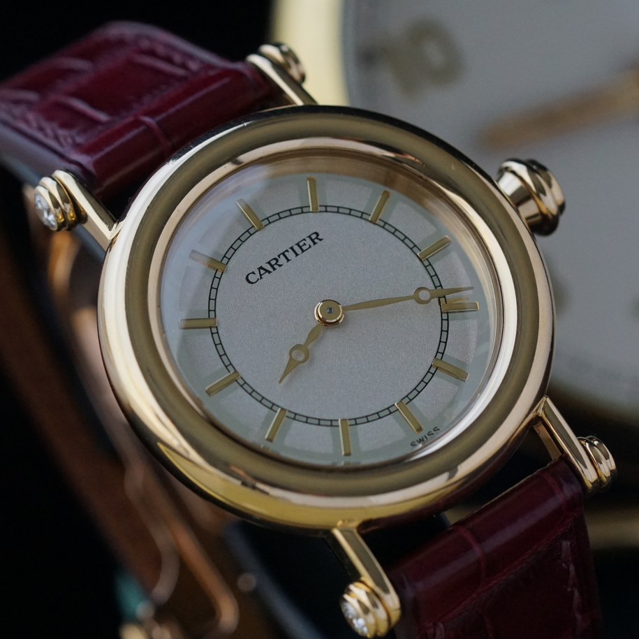 Fabsuisse watch
Fabsuisse vintage 
Fabsuisse watch
Fabsuisse vintage watch
Cartier diabolo diamond
Cartier 1990s
Cartier diabolo diamond rare
Cartier diamond rare
Cartier ladies watch
Cartier women
Cartier diabolo women
Cartier 1461 Cartier small diabolo
Cartier 32 mm diabolo
Cartier diabolo watch