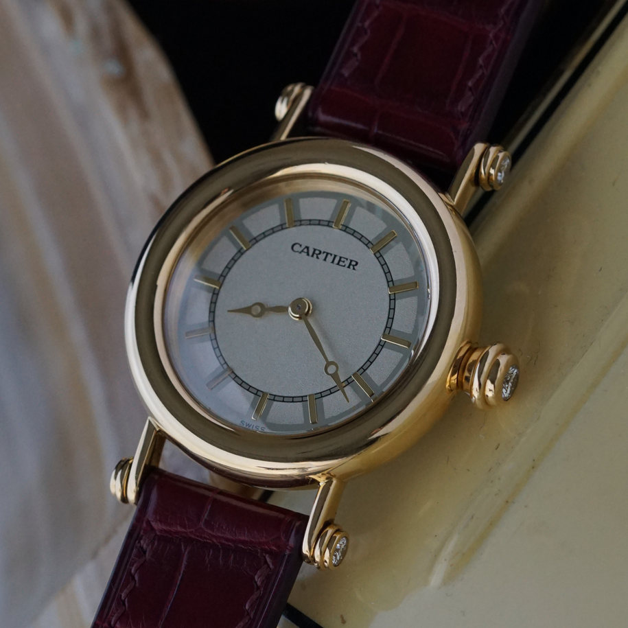 Fabsuisse watch
Fabsuisse vintage 
Fabsuisse watch
Fabsuisse vintage watch
Cartier diabolo diamond
Cartier 1990s
Cartier diabolo diamond rare
Cartier diamond rare
Cartier ladies watch
Cartier women
Cartier diabolo women
Cartier 1461 Cartier small diabolo
Cartier 32 mm diabolo
Cartier diabolo watch