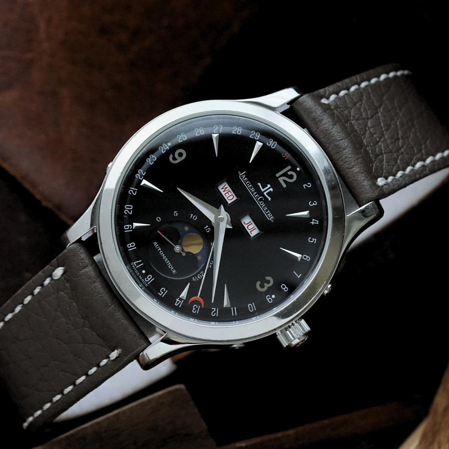 Fabsuisse vintage
Fabsuisse watch
Jaeger LeCoultre master control
Jaeger LeCoultre moon control
Jaeger LeCoultre 140.8.98.S 
Jaeger LeCoultre triple calendar
Jaeger LeCoultre 37mm moon phase