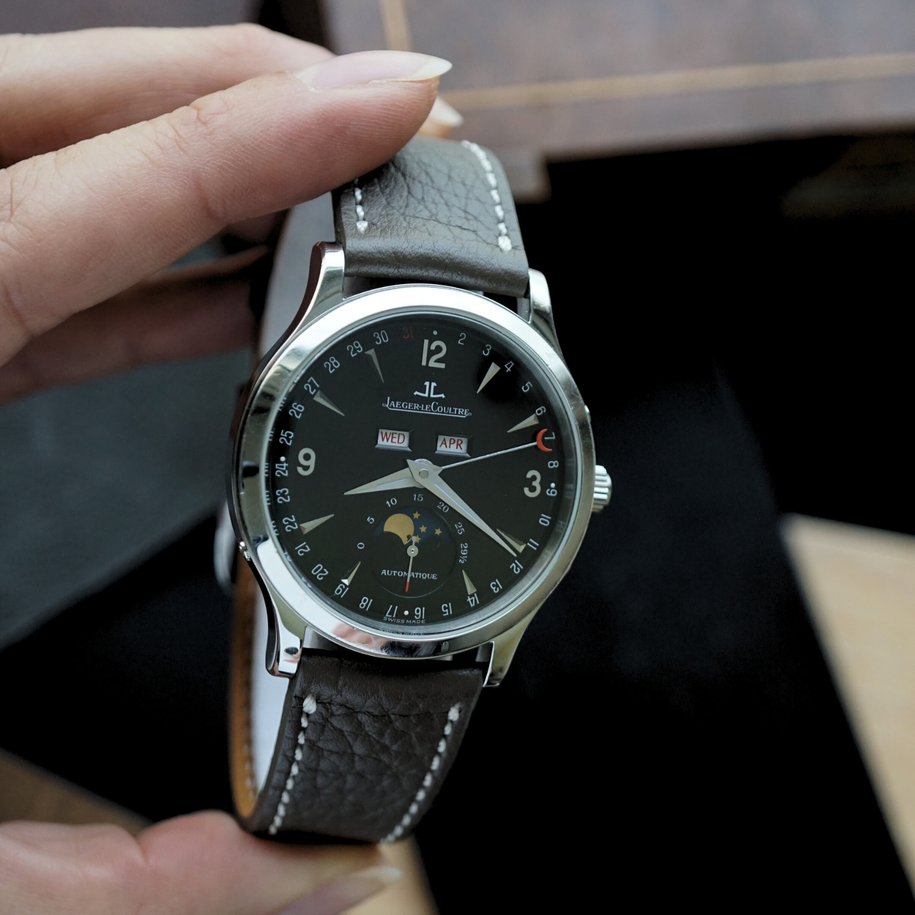 Fabsuisse vintage
Fabsuisse watch
Jaeger LeCoultre master control
Jaeger LeCoultre moon control
Jaeger LeCoultre 140.8.98.S 
Jaeger LeCoultre triple calendar
Jaeger LeCoultre 37mm moon phase