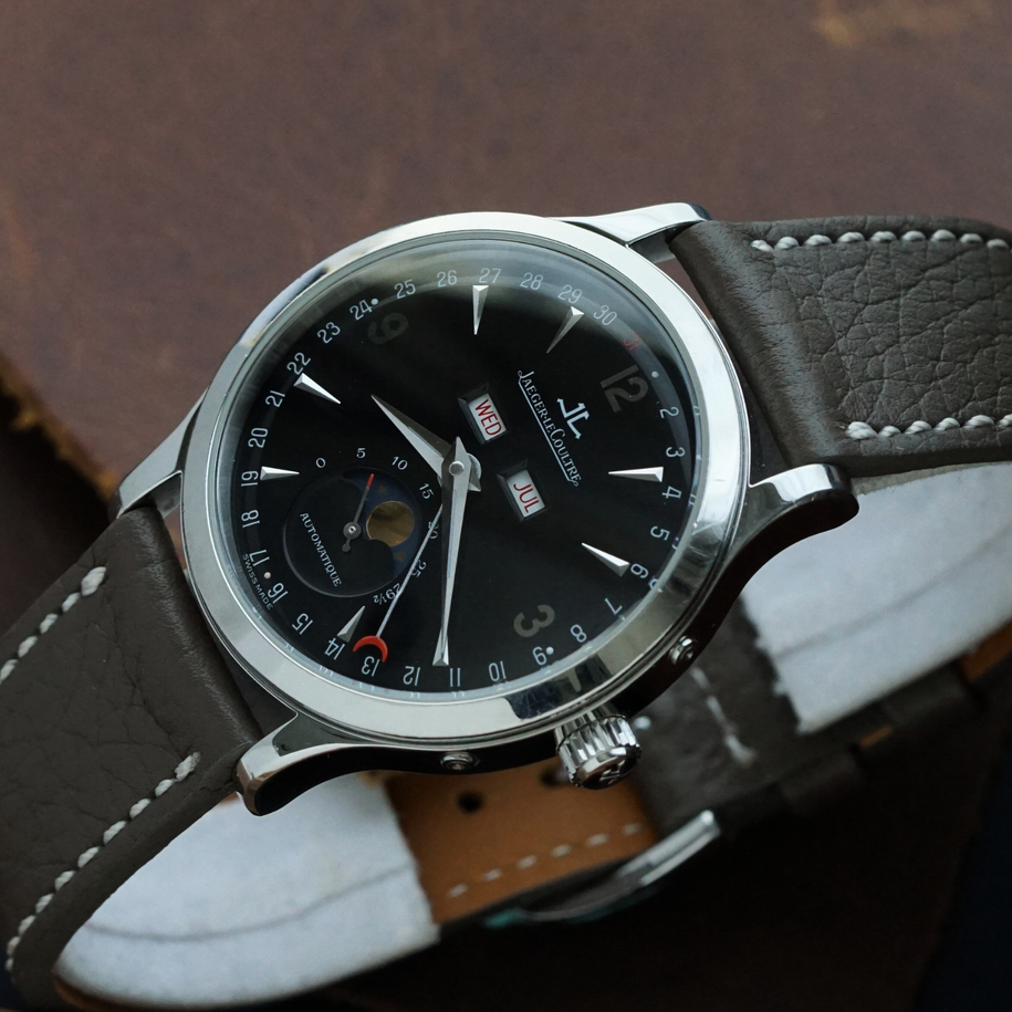 Fabsuisse vintage
Fabsuisse watch
Jaeger LeCoultre master control
Jaeger LeCoultre moon control
Jaeger LeCoultre 140.8.98.S 
Jaeger LeCoultre triple calendar
Jaeger LeCoultre 37mm moon phase