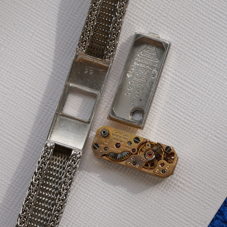 Fabsuisse vintage
Fabsuisse watch
Rare omega watch
Omega bracelet jewellery
Omega vintage white gold
Omega 8064
Omega 1960s watch