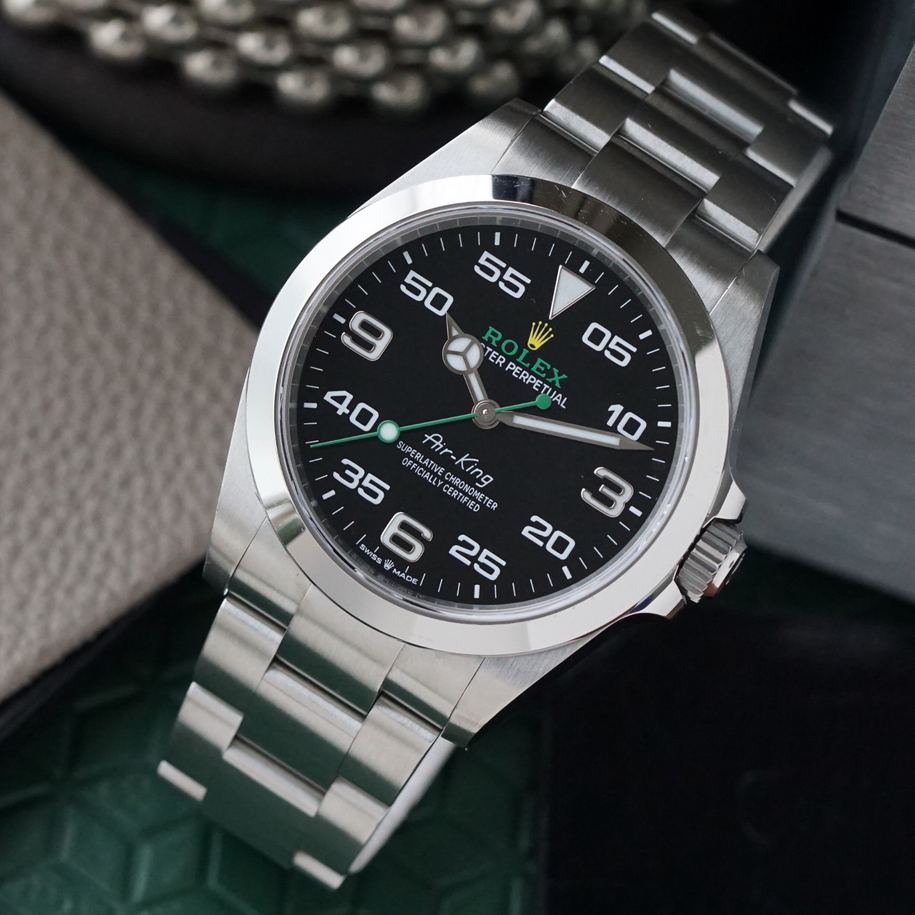 Rolex Air-King 126900 Stainless Steel Black Dial