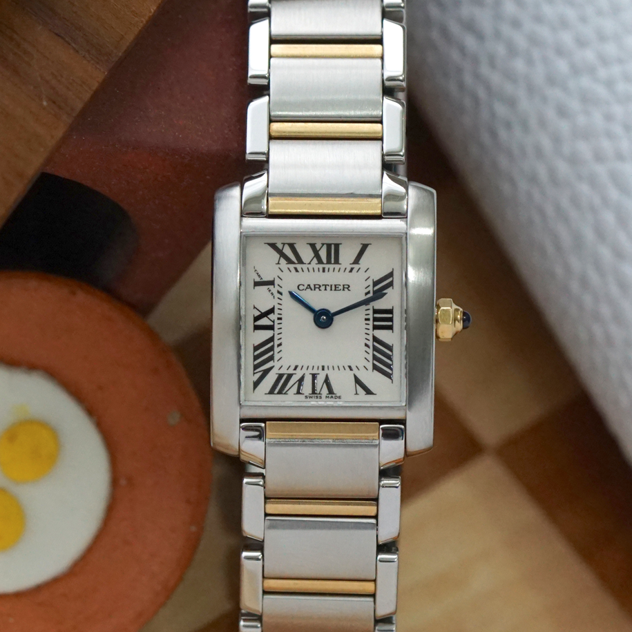 Fabsuisse watch
Fabsuisse vintage
Cartier watch
Cartier tank Française steel gold
Cartier tank Française small 
Cartier tank francaise 18k yellow gold 
Cartier steel gold women’s watch
Cartier gold watch
Cartier tank Française