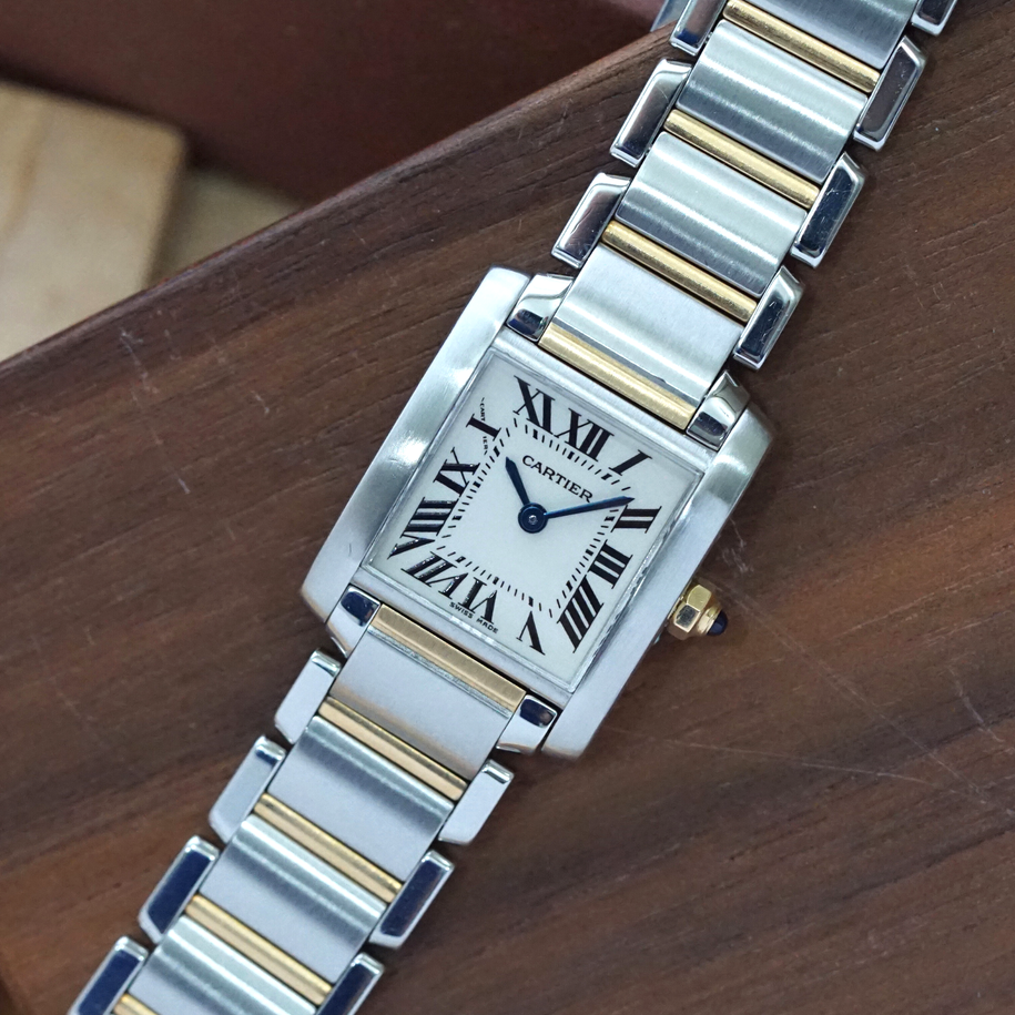 Fabsuisse watch
Fabsuisse vintage
Cartier watch
Cartier tank Française steel gold
Cartier tank Française small 
Cartier tank francaise 18k yellow gold 
Cartier steel gold women’s watch
Cartier gold watch
Cartier tank Française