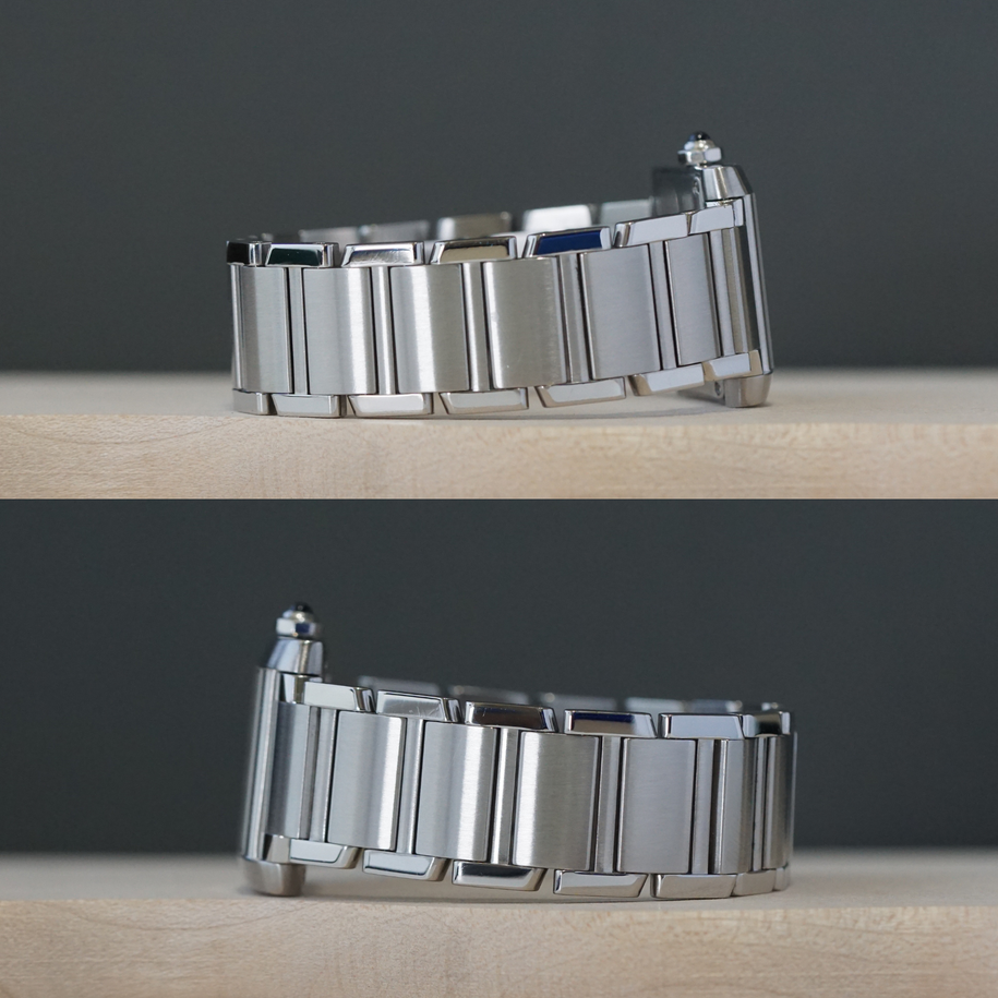 Cartier Tank Française Medium Date Stainless Steel