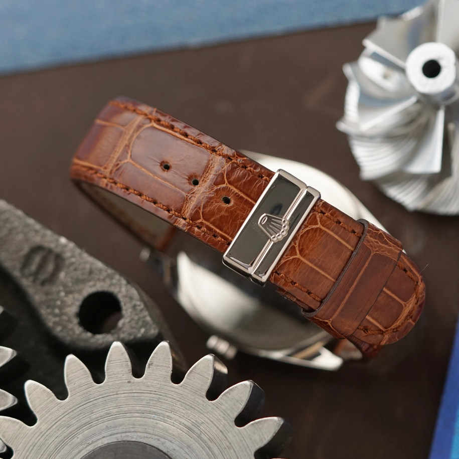 Rolex Cellini Danaos 4243/9 White and Rose Gold 38mm Manual