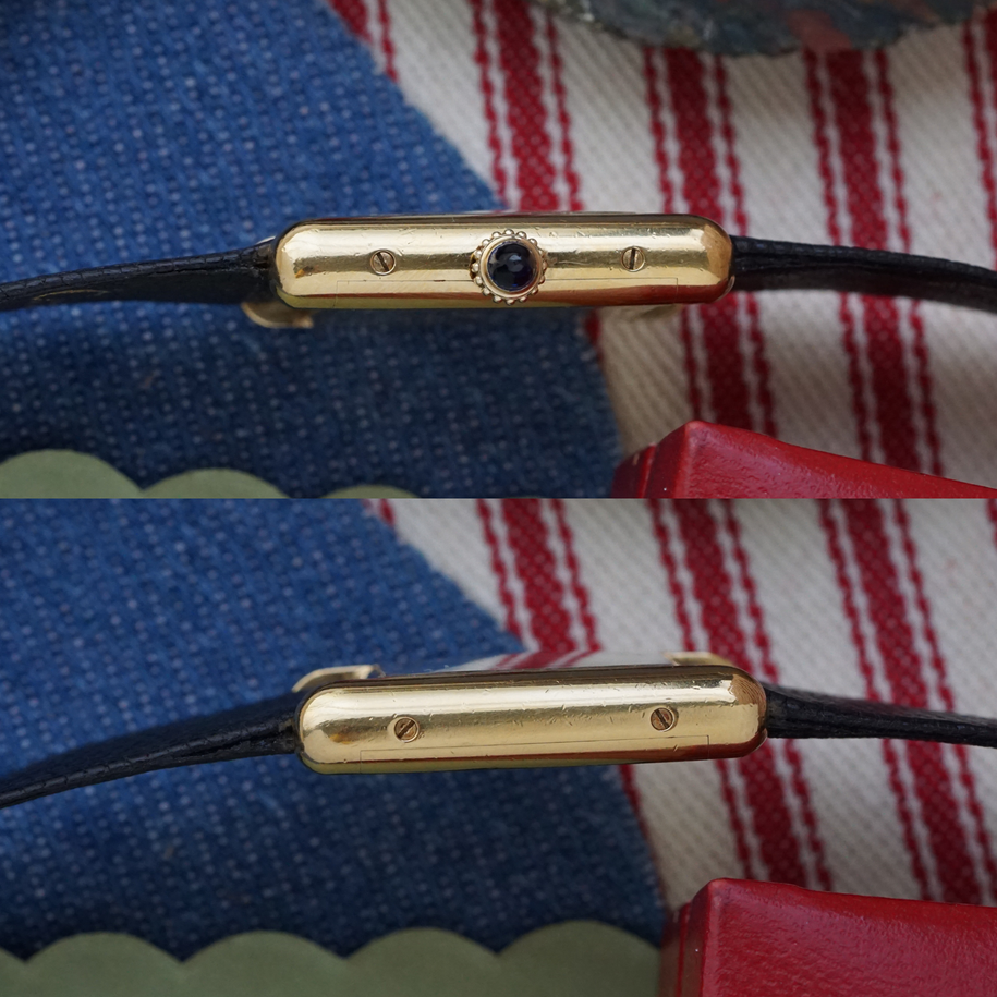 Cartier 1970s Small Tank Must Gold-Plated 20 Microns 20mm Manual Wind