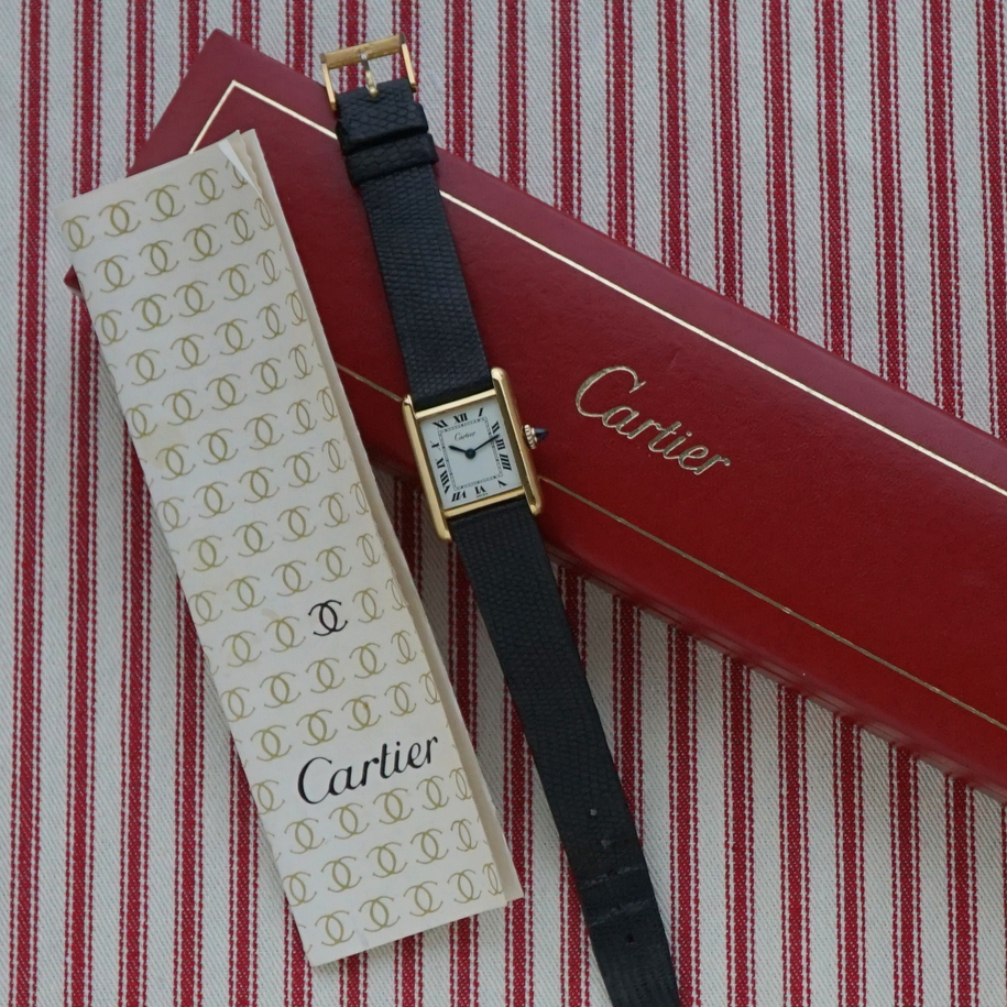 Cartier Vintage Tank Plaque 20mm