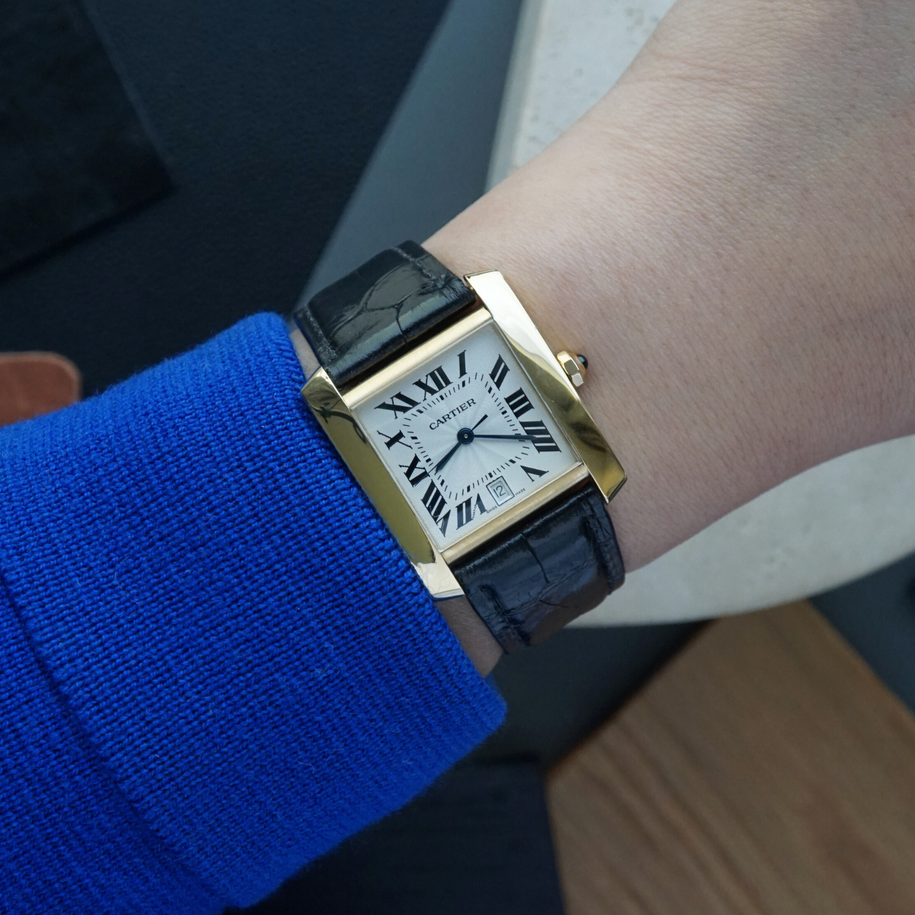 Fabsuisse watch
Fabsuisse vintage
Cartier watch
Cartier Tank guilloche large
Cartier tank Française large gold
Cartier tank Française large 
Cartier tank francaise 18k yellow gold 
Cartier large gold watch
Cartier gold watch
Cartier tank Française
Cartier 1840
Cartier tf yellow gold
Cartier 18k yellow gold watch
Cartier gold watch
Cartier women
Cartier tank francaise small
Cartier tf 1840
Cartier tf 28mm
Cartier tf women