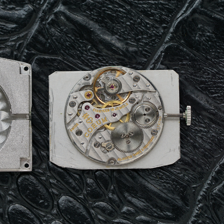 Corum Rolls Royce Diamond Ladies 18k White Gold 55595 1990s