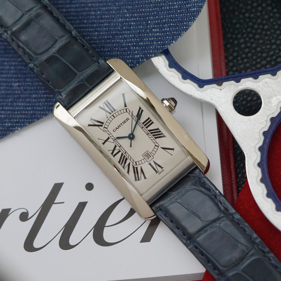 Cartier Tank Americaine XL Steel