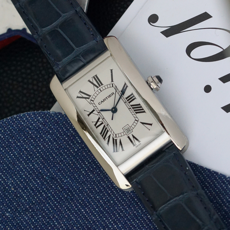 Cartier Tank Americaine XL Steel