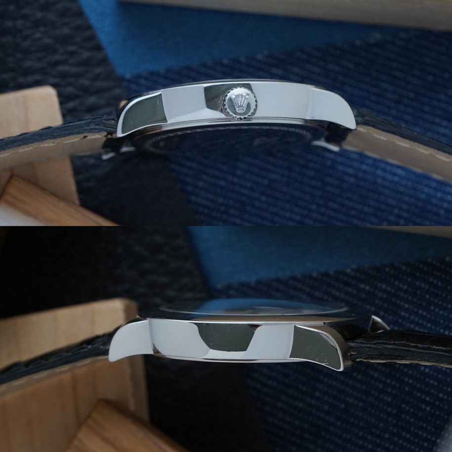 Rolex Cellini 5240 Platinum Mother of Pearl