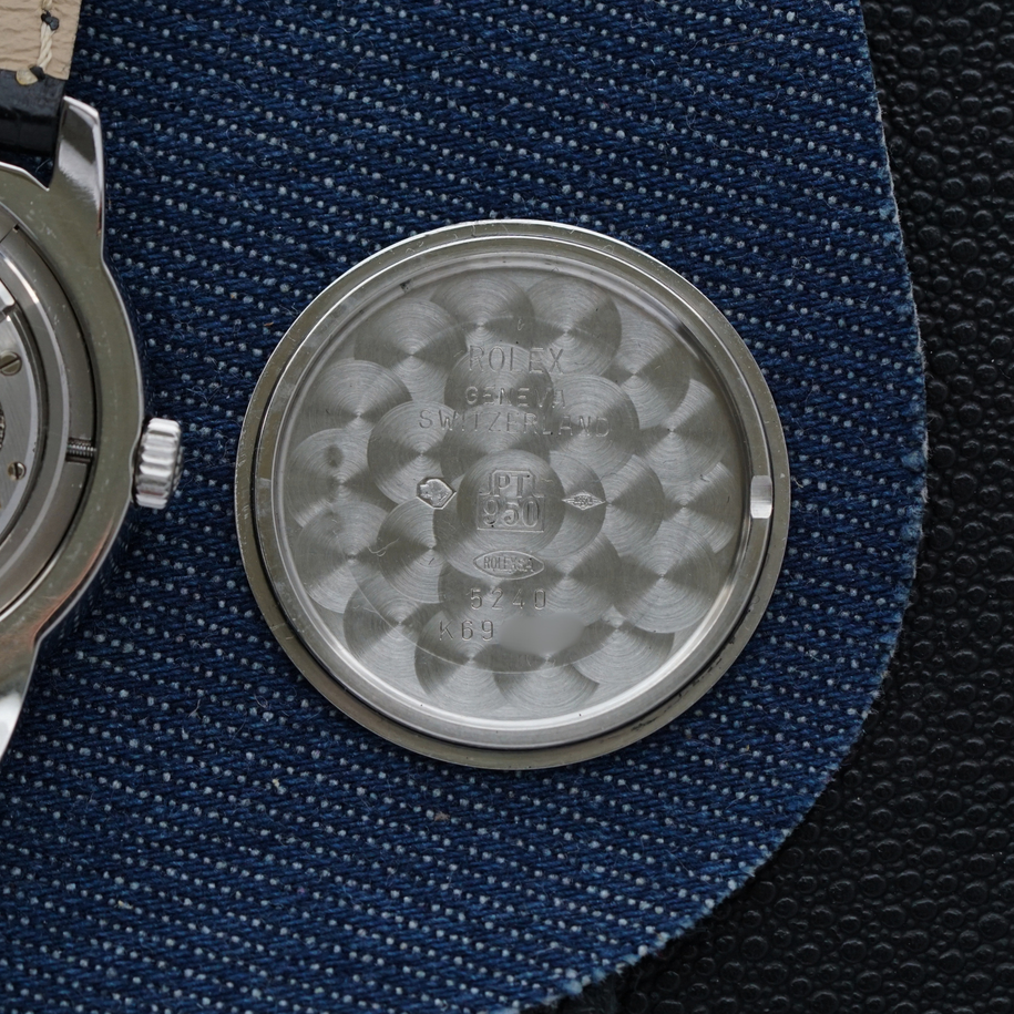 Rolex Cellini 5240 Platinum Mother of Pearl