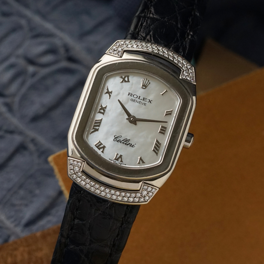 Rolex Cellini 6692 White Gold Mother of Pearl Diamonds 2001