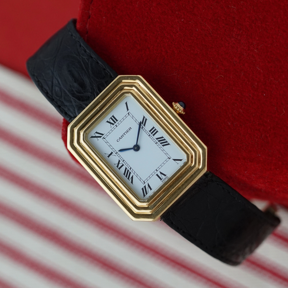Cartier 1970s Paris Cristallor 18K YG "Jumbo" (Ref. 78096)