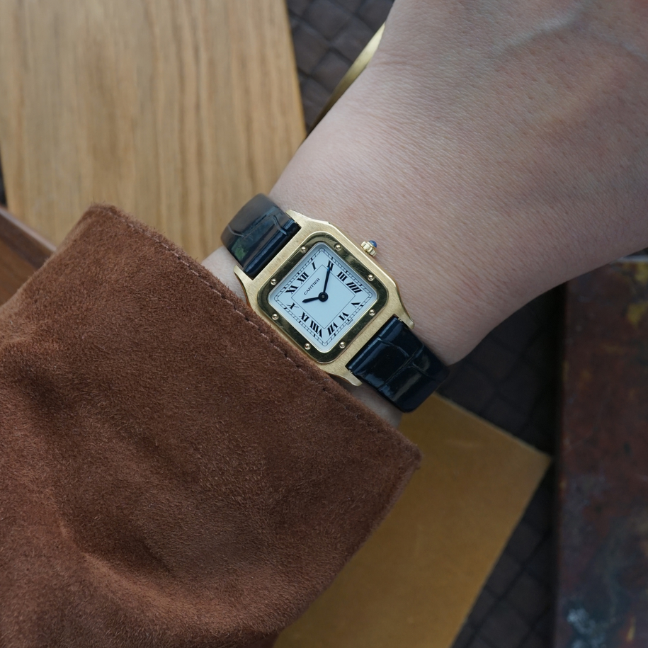 Cartier Santos Dumont Extra Plate Yellow Gold