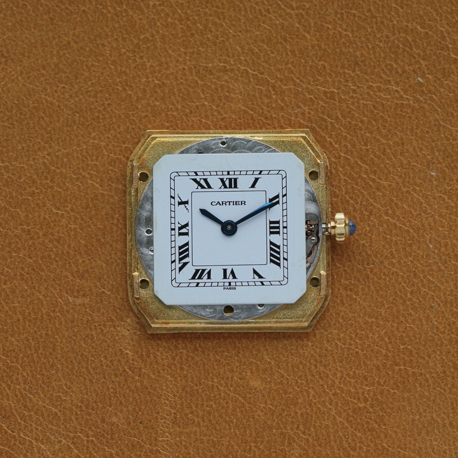 Cartier Santos Dumont Extra Plate Yellow Gold