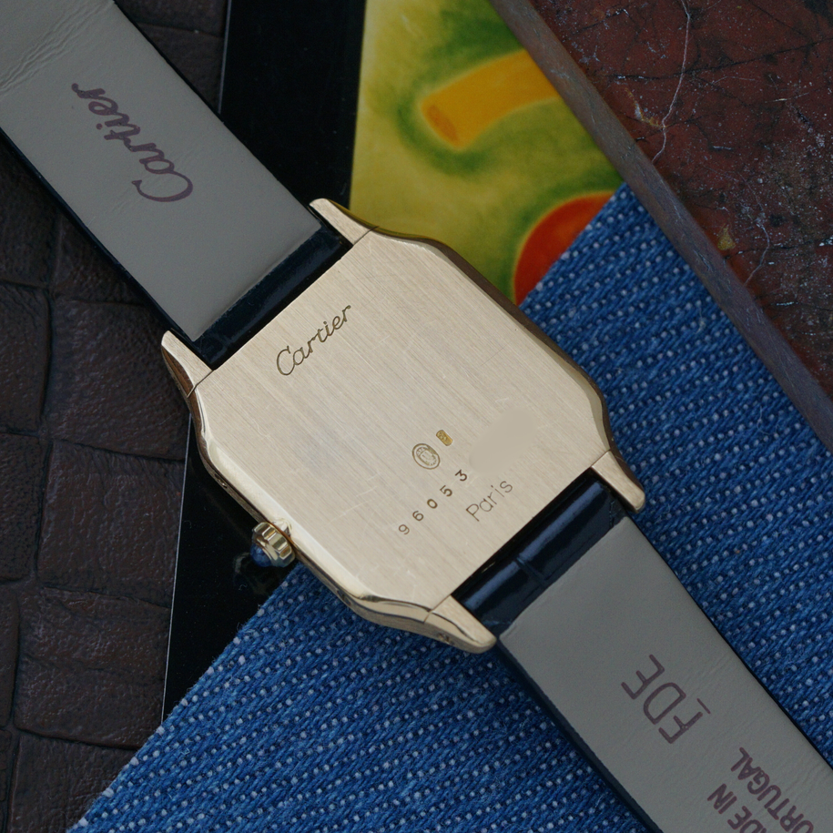 Cartier Santos Dumont Extra Plate Yellow Gold