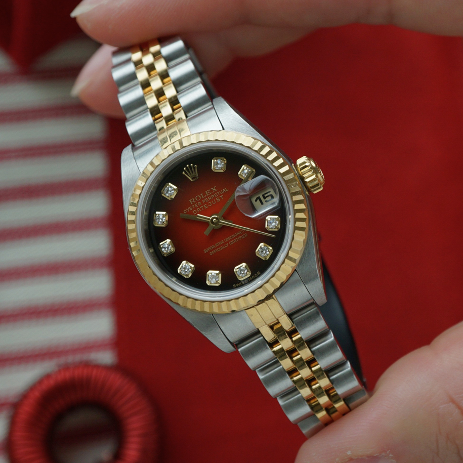 Rolex Datejust 79173 Vignette Diamond Dial Two-Tone 2001