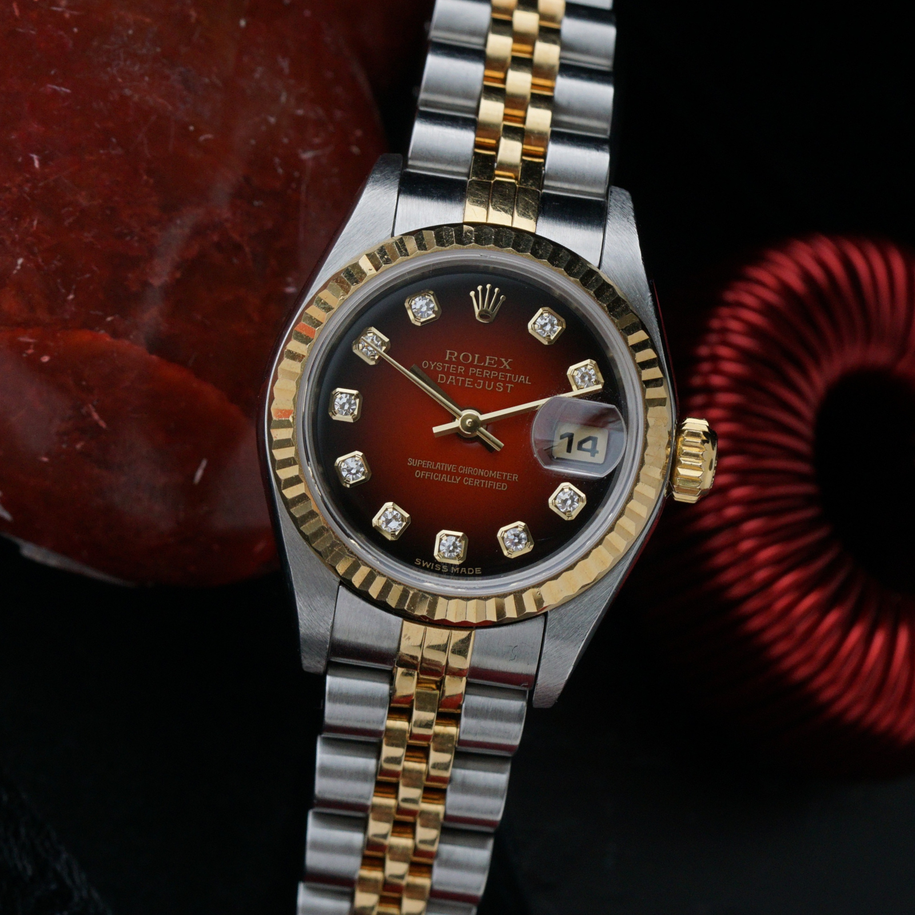 Rolex Datejust 79173 Vignette Diamond Dial Two-Tone 2001