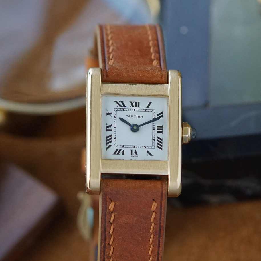 Vintage Cartier Tank Normale 18k Yellow Gold 78093, 1980s