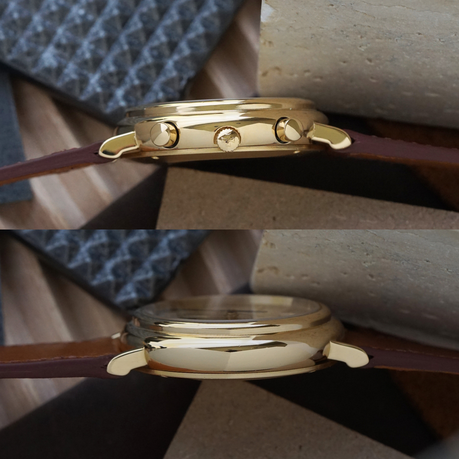 Vacheron Constantin 1990s Historiques Chronograph 47001 Yellow Gold