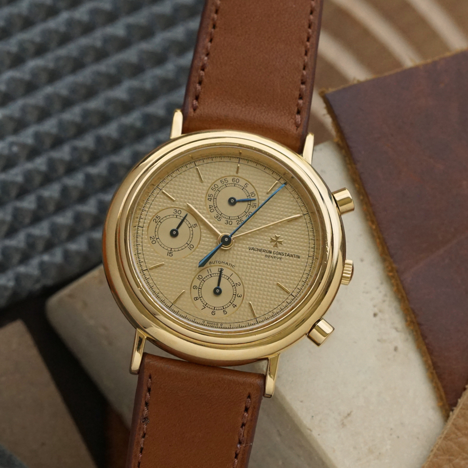 Vacheron Constantin 1990s Historiques Chronograph 47001 Yellow Gold