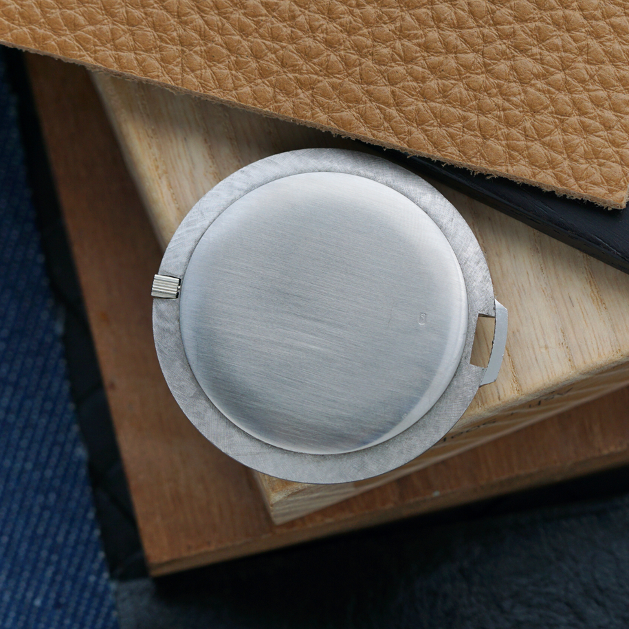 Rolex 1970s Cellini 3608 Pocket Watch 18k White Gold Manual Wind