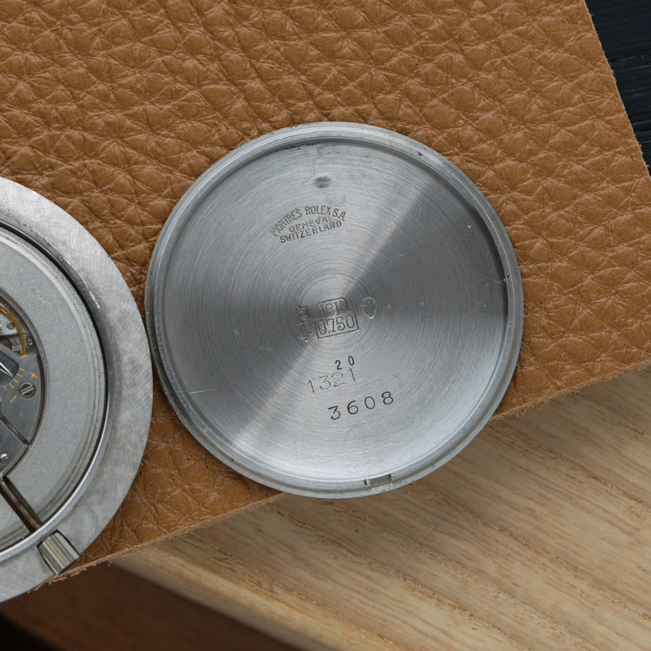 Rolex 1970s Cellini 3608 Pocket Watch 18k White Gold Manual Wind