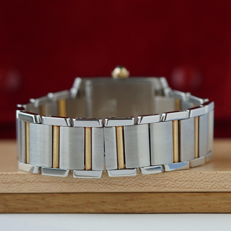 Cartier Tank Française Steel & Gold Medium