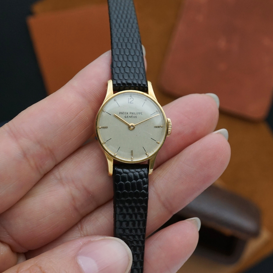 Patek Philippe 1950s Mini Calatrava 1289 Yellow Gold | Box