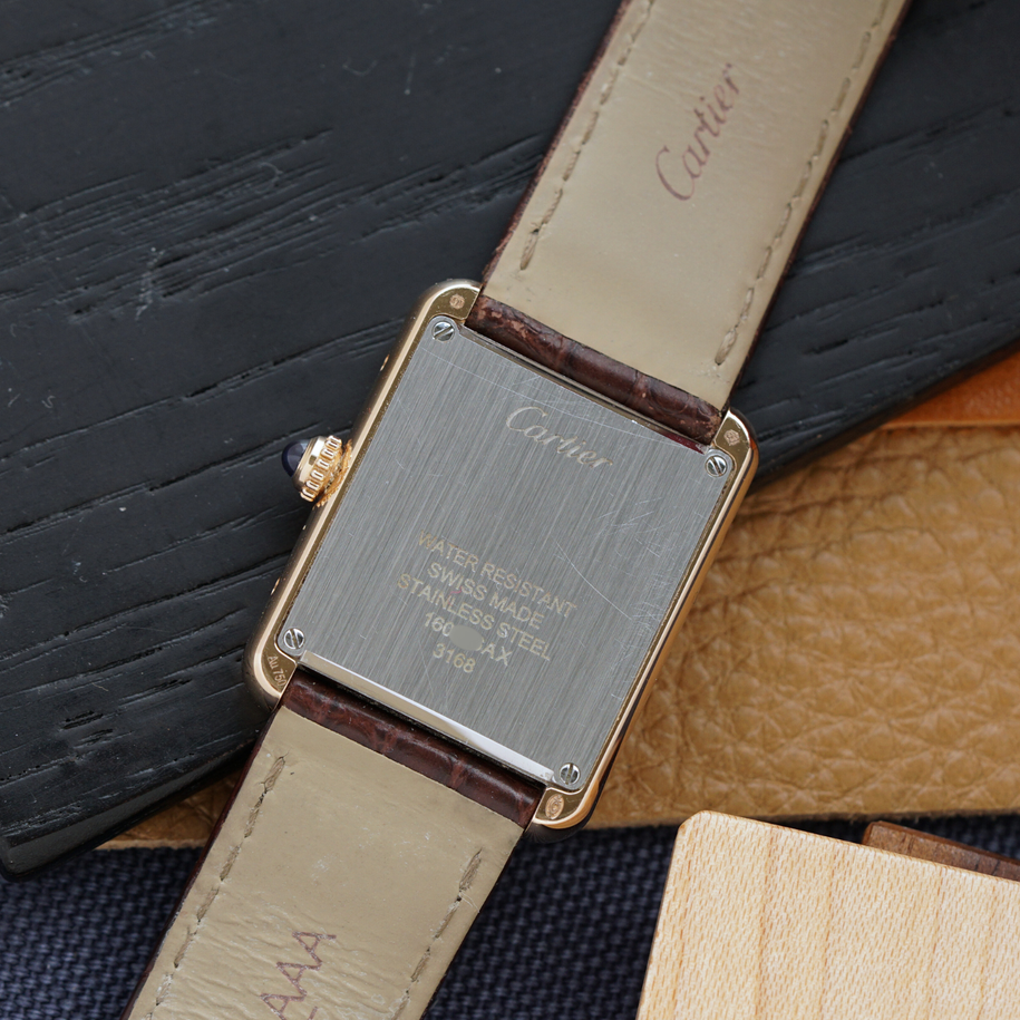 Cartier 2020 Tank Solo Rose Gold Large W5200024 Box | Card