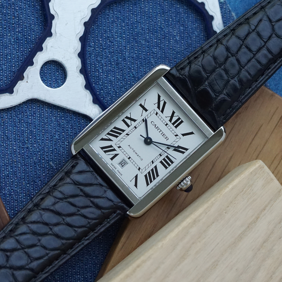 Cartier Tank Solo XL Automatic Date W5200027 Steel