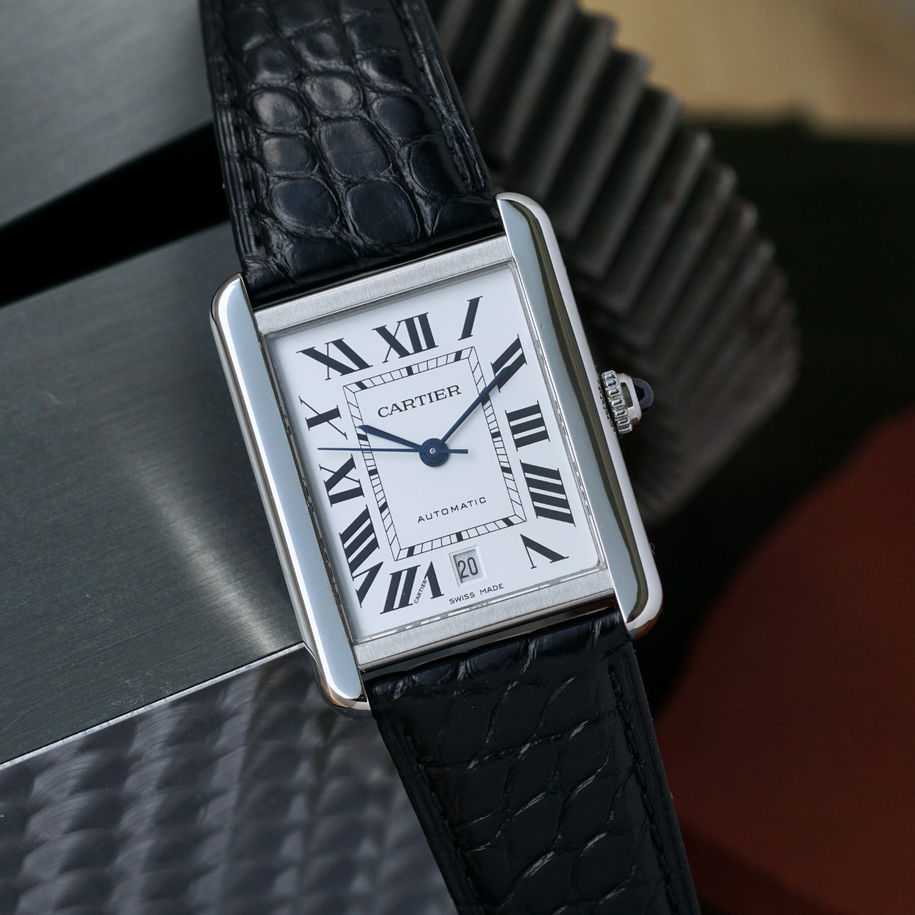 Cartier Tank Solo XL Automatic Date W5200027 Steel