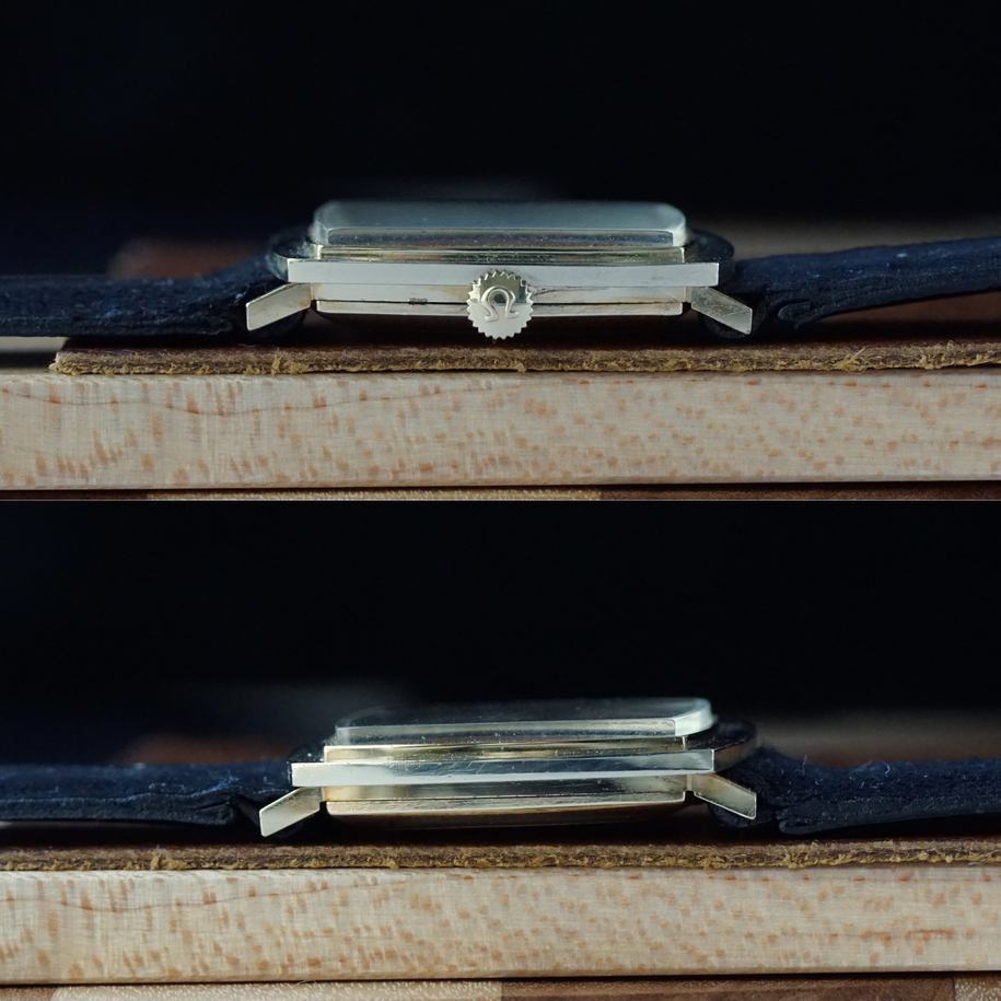 Omega 1960s Cushion 14k Gold Two-Tone Manual Wind