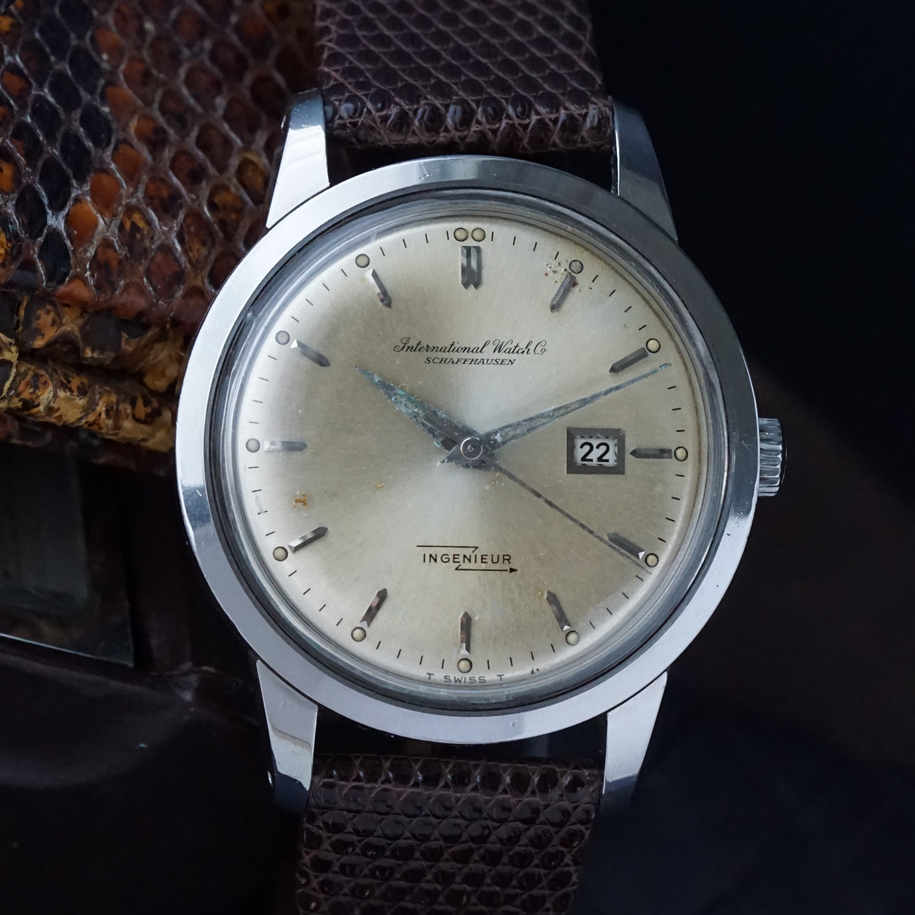 IWC 1960s Early Ingenieur Steel Date Automatic 36mm