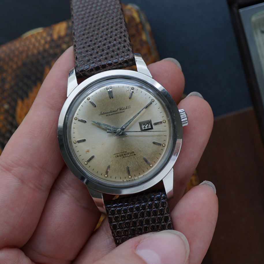 IWC 1960s Early Ingenieur Steel Date Automatic 36mm