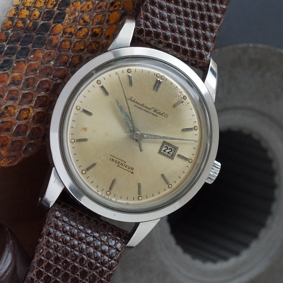 IWC 1960s Early Ingenieur Steel Date Automatic 36mm