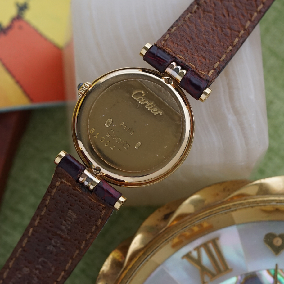 Cartier Small Vendome Trinity 18k Tri-Color 25mm