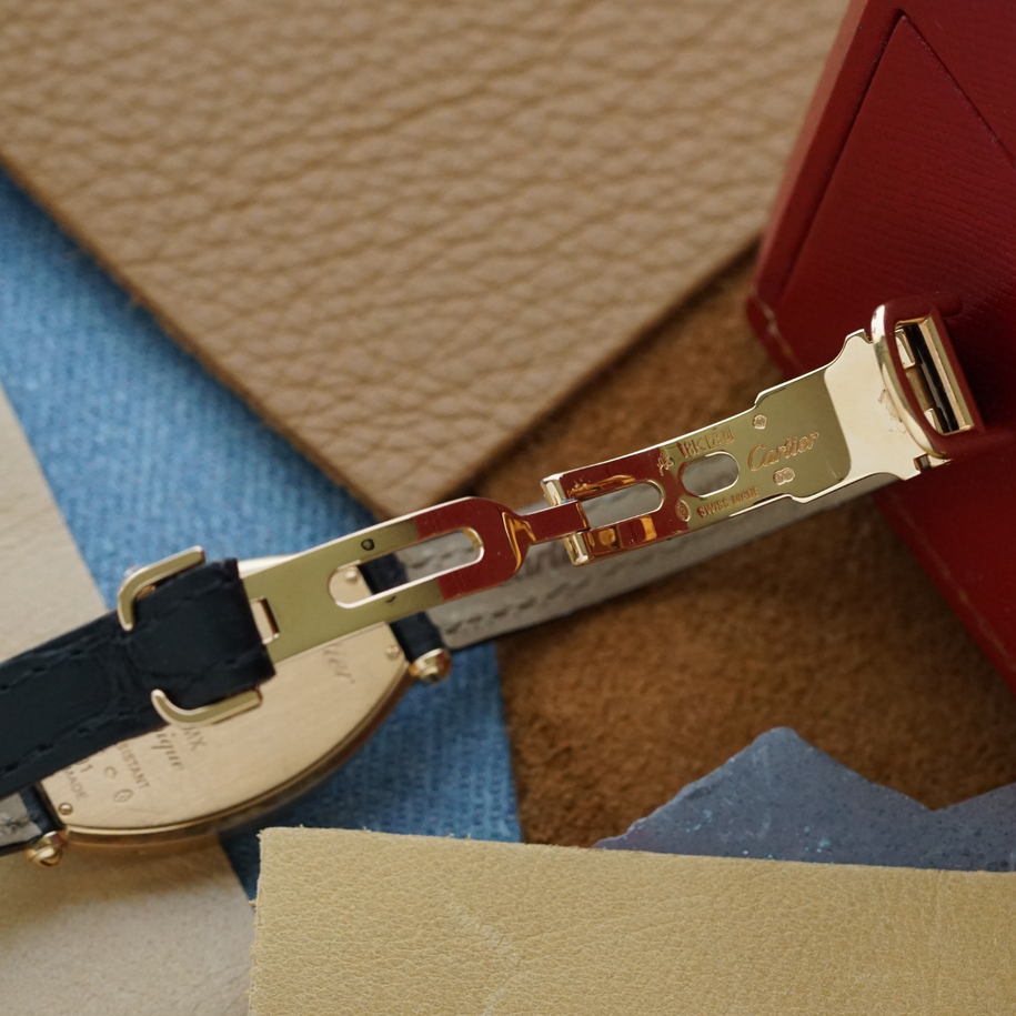 Cartier Ladies Tonneau Diamond Rose Gold WE400331 | Box