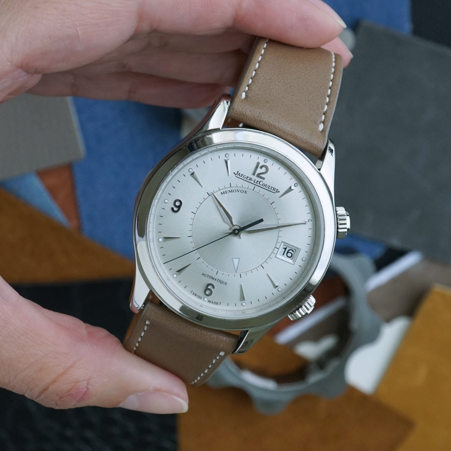 Jaeger LeCoultre Master Memovox Alarm Stainless Steel Q1418430 Automatic Date