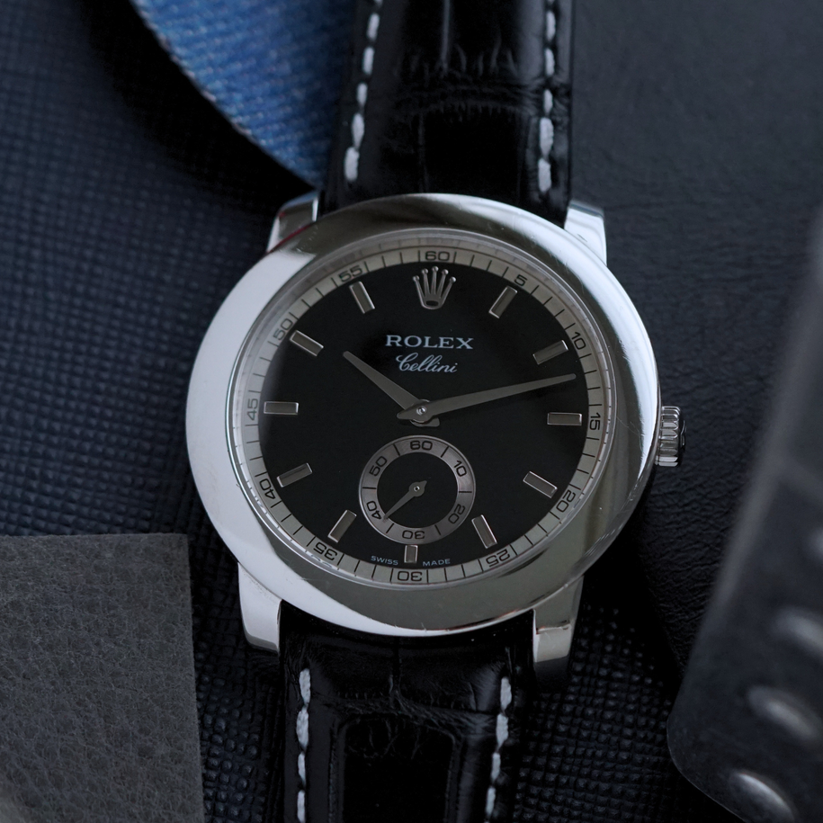 Rolex Cellini 5241 38mm Platinum 2000-01 Manual Wind