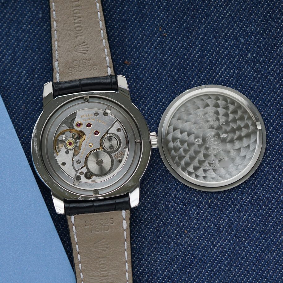 Rolex Cellini 5241 38mm Platinum 2000-01 Manual Wind