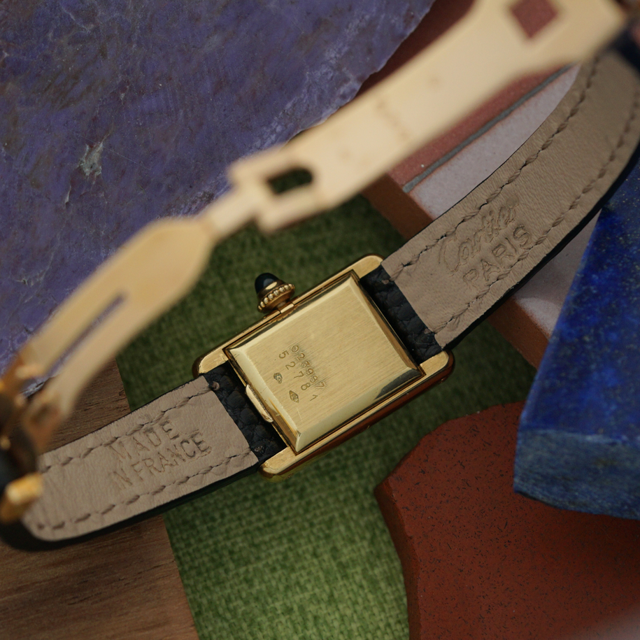 Cartier 1960s Vintage Mini Tank Louis 18k Yellow Gold 15mm