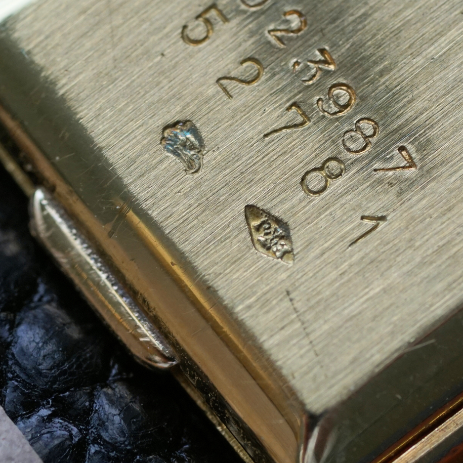 Cartier 1960s Vintage Mini Tank Louis 18k Yellow Gold 15mm