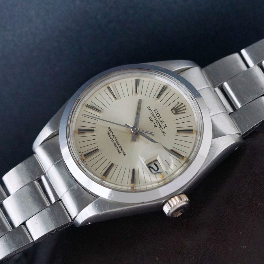 Rolex 1972 Date Ref. 1500 Radial Dial Stainless Steel Oyster Bracelet