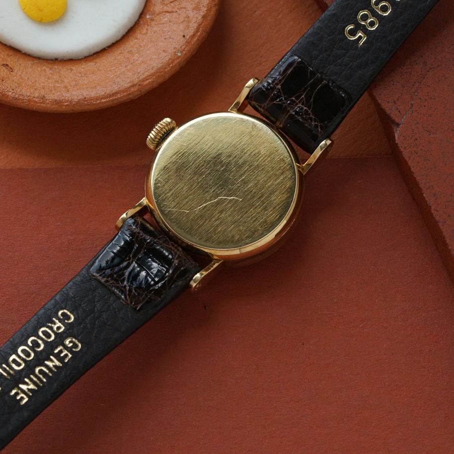 IWC Vintage 1951 Mini Hobnail 18k Yellow Gold 20mm Manual Wind